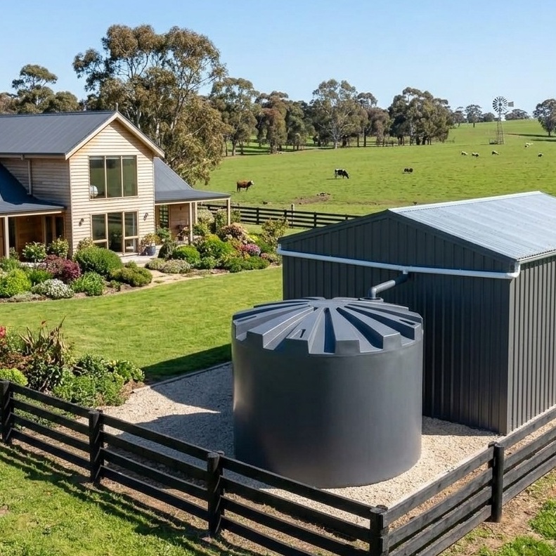 50000L Round Poly Tank (4450d x 3500h) - Image 3