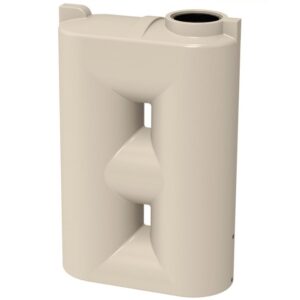 1000L Slimline Short Base Poly Tank (570w x 1890h x 1230l)